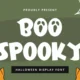 BooSpooky – Halloween Display Font
